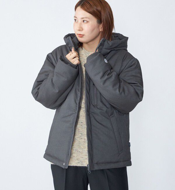 SHIPS「【WEB限定】SHIPS: 中綿 ウールブレンド パデッド フード ジャケット」|その他|