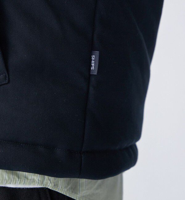 SHIPS「【WEB限定】SHIPS: 中綿 ウールブレンド パデッド フード ジャケット」|その他|