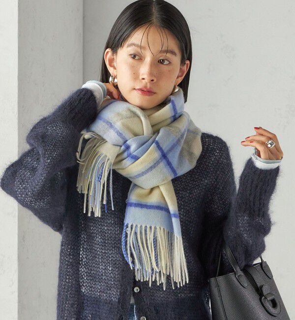 SHIPS for women「ウール カシミヤ ウォッシャブル ストール」|ストール|