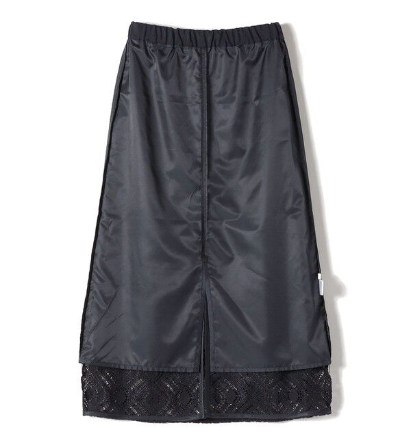 SHIPS for women「〈手洗い可能〉ラッセル レース ウエスト ギャザー タイト スカート」|スカート|