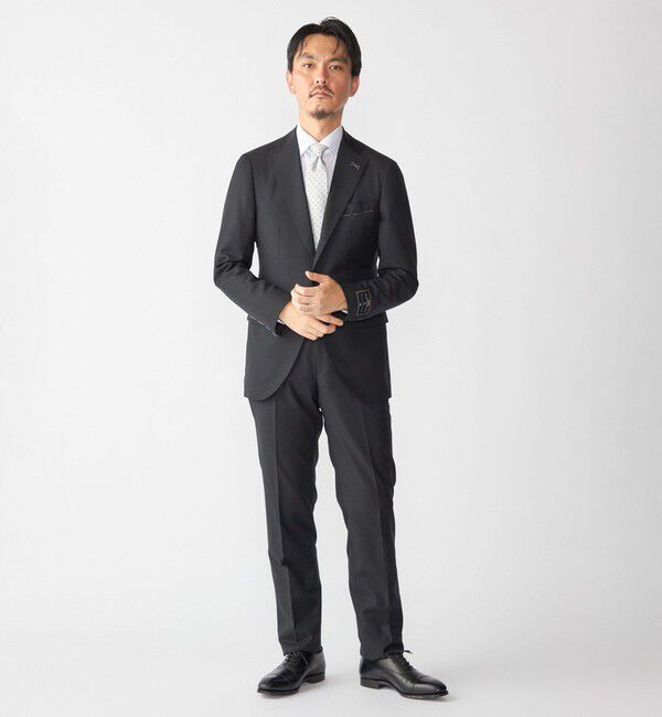 SHIPS「SHIPS: 御幸毛織 ファブリック FOUR SEASONS ソリッド スーツ」|スーツ|ブラック