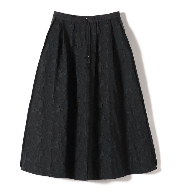 SHIPS for women「〈手洗い可能〉膨れ ジャカード タック フレア スカート」|スカート|