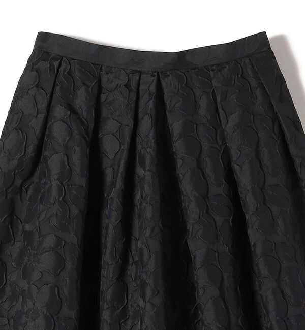 SHIPS for women「〈手洗い可能〉膨れ ジャカード タック フレア スカート」|スカート|