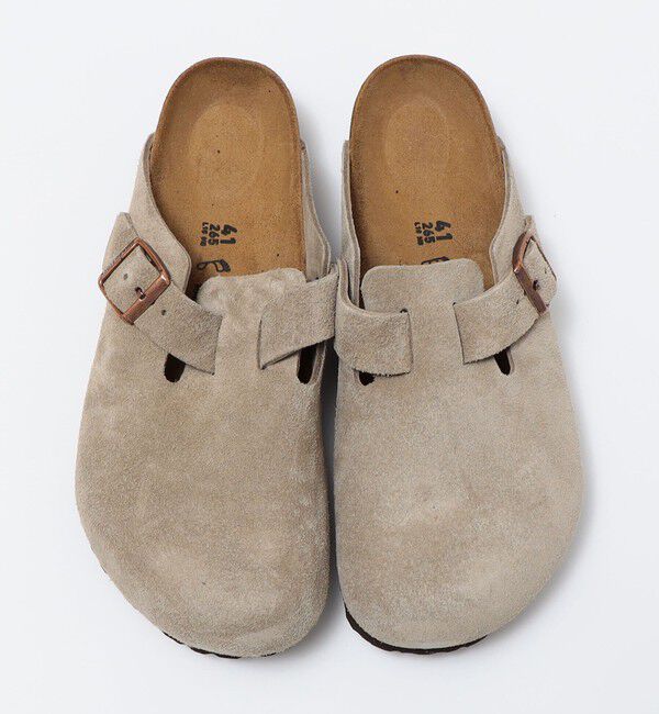 SHIPS「BIRKENSTOCK: SUEDE BOSTON」|サンダル|