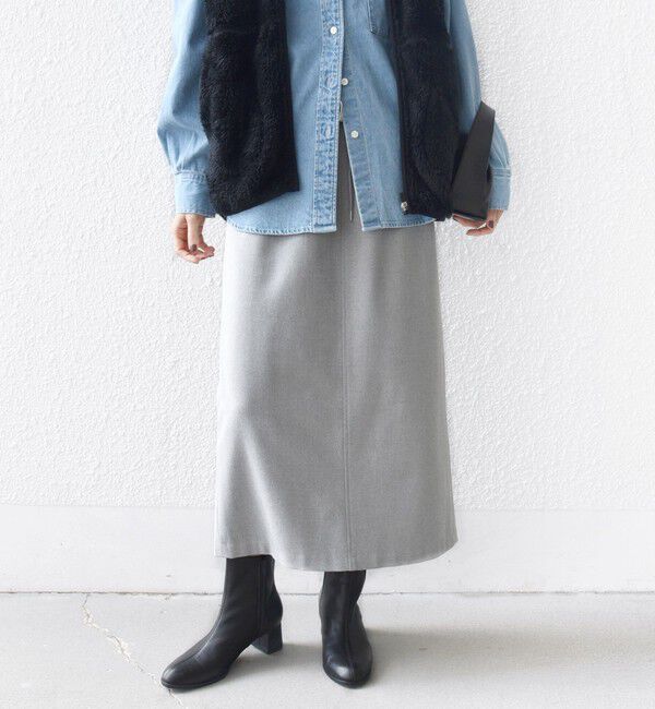 SHIPS for women「〈手洗い可能〉両面起毛 ドロスト スカート」|スカート|