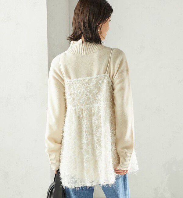 SHIPS for women「〈手洗い可能〉前後 2WAY レース キャミソール」|キャミソール|