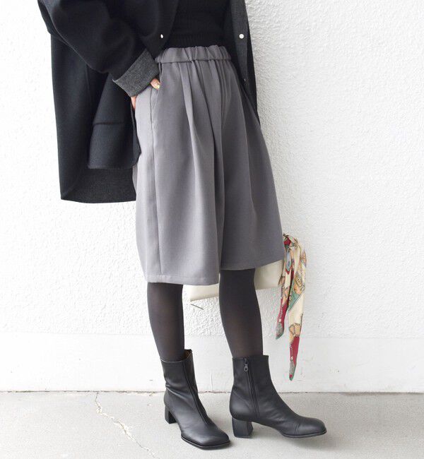 SHIPS for women「〈洗濯機可能〉ドロスト タック ハーフ パンツ」|その他|