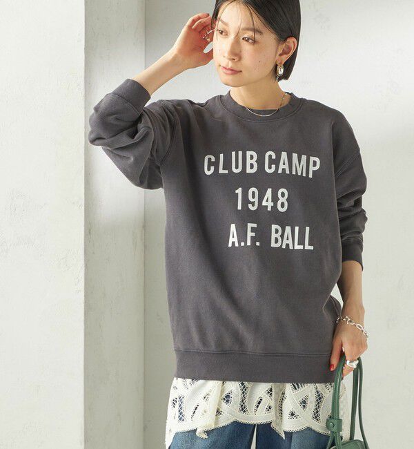 SHIPS for women「【SHIPS別注】Cohn-Goldwater Manufacturing Company:ロゴ スウェット」|スウェット・ジャージ|ダークグレー