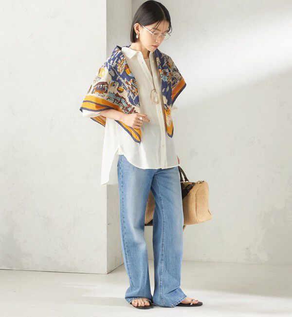 SHIPS for women「BINDU: スカーフ 100&times;100」|バンダナ・スカーフ|