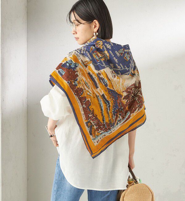 SHIPS for women「BINDU: スカーフ 100&times;100」|バンダナ・スカーフ|