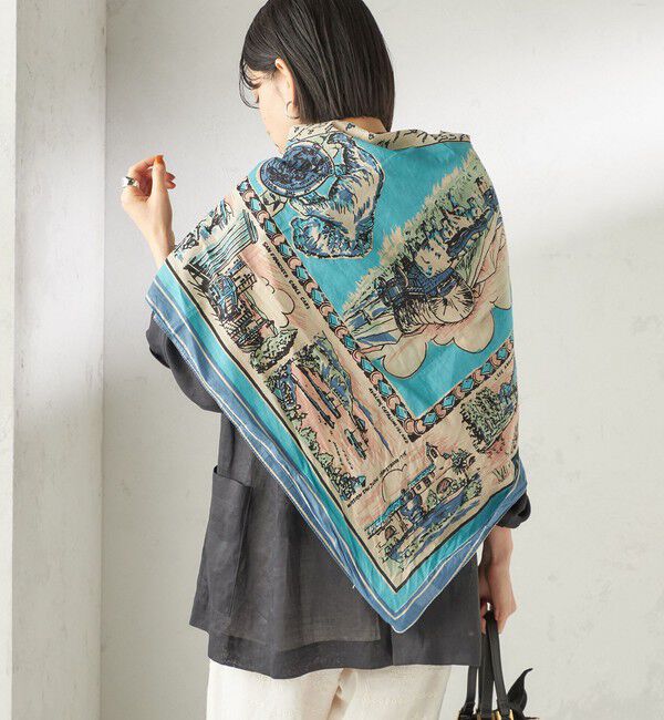 SHIPS for women「BINDU: スカーフ 100&times;100」|バンダナ・スカーフ|