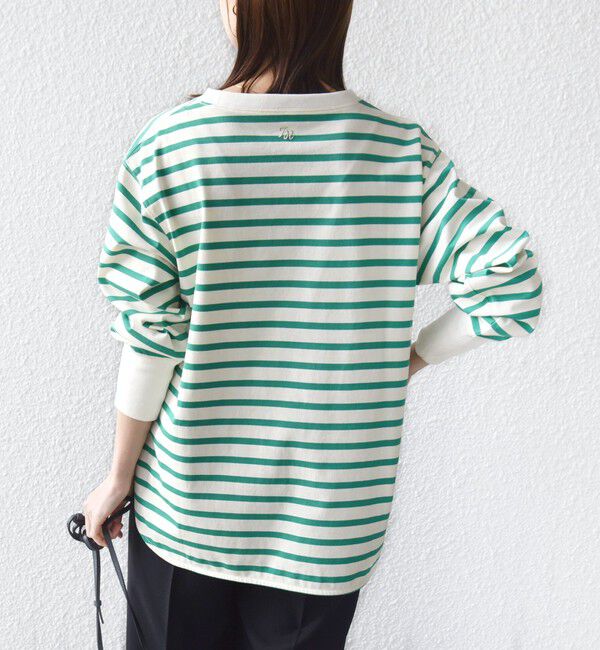 SHIPS for women「【SHIPS別注】TENNESSEE:〈洗濯機可能〉ワイド ボーダー TEE」|Tシャツ・カットソー|