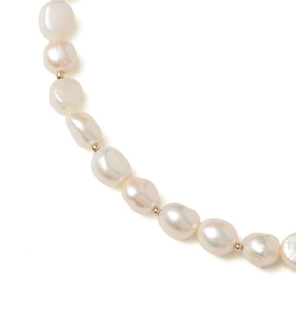 SHIPS for women「シルク リボン 淡水 パール ネックレス」|ネックレス|