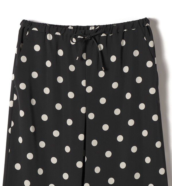 SHIPS for women「〈手洗い可能〉ソルベ ツイル ドット ドロスト パンツ」|その他|