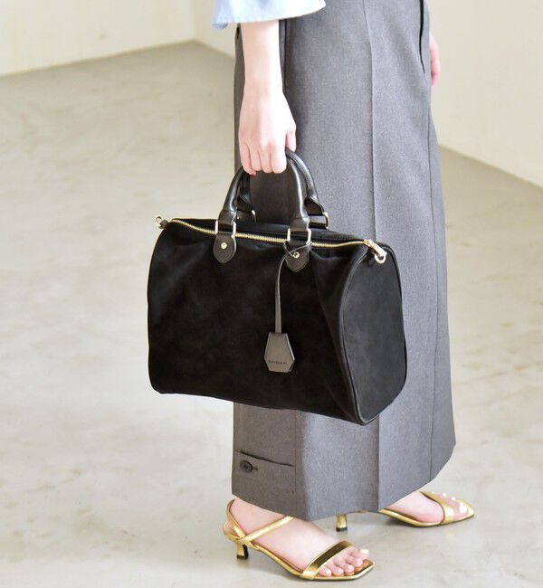 quaranciel「quaranciel: 2way チャーム ビッグ ボストン バッグ」|ボストンバッグ|