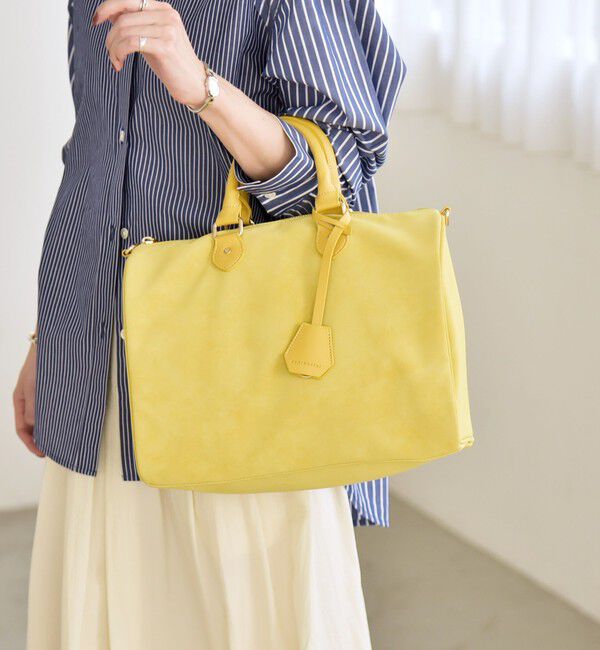 quaranciel「quaranciel: 2way チャーム ビッグ ボストン バッグ」|ボストンバッグ|