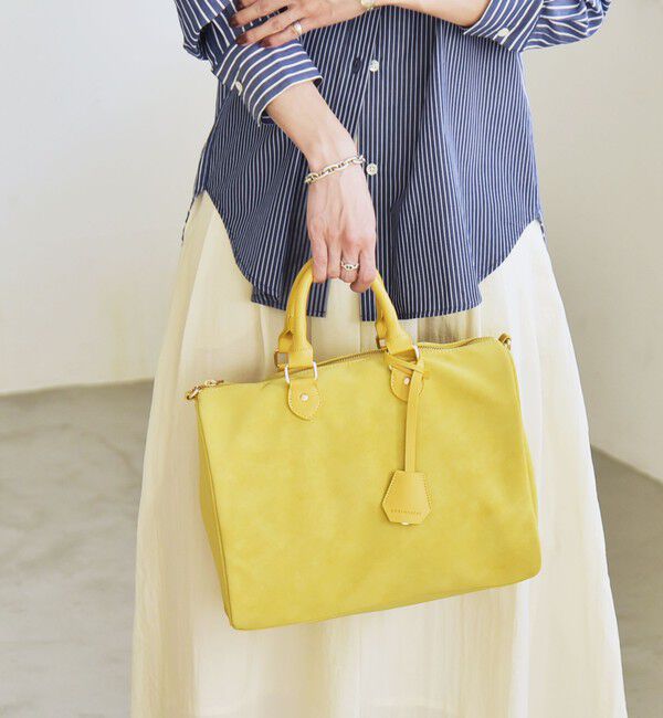 quaranciel「quaranciel: 2way チャーム ビッグ ボストン バッグ」|ボストンバッグ|