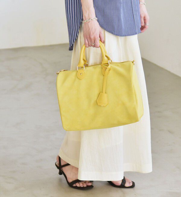 quaranciel「quaranciel: 2way チャーム ビッグ ボストン バッグ」|ボストンバッグ|