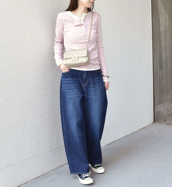 SHIPS Colors 「SHIPS Colors:〈手洗い可能〉シアー ドライタッチ ヘンリーネック TEE◇」|Tシャツ・カットソー|