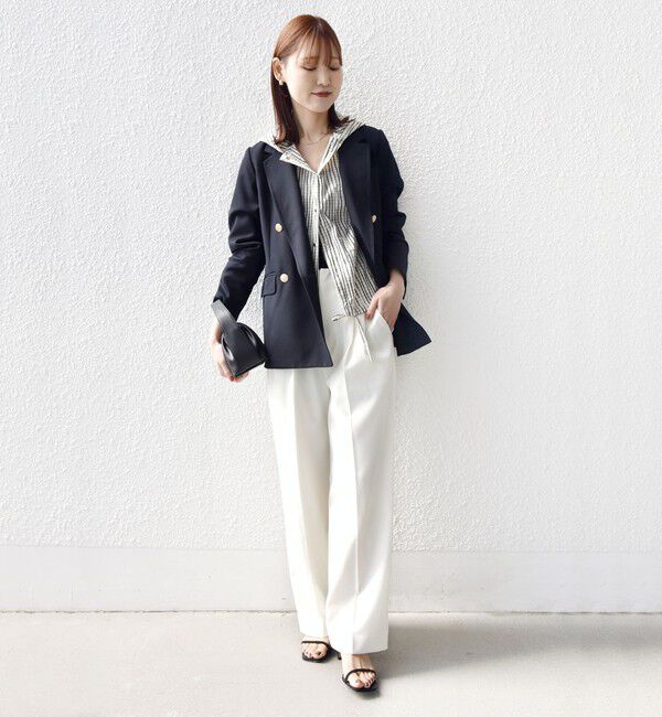 SHIPS for women「【WEB限定】〈手洗い可能〉ストライプ フード 羽織り シャツ」|シャツ・ブラウス|