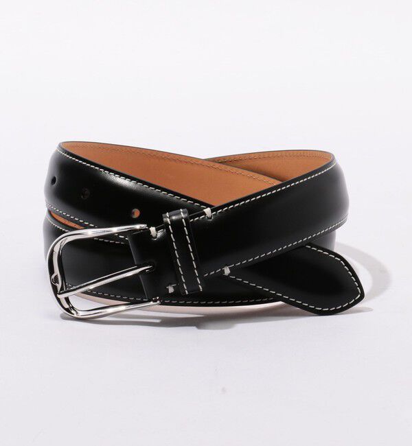 TOMORROWLAND GOODS「【別注】MAISON OCTOPUSSY&times;TOMORROWLAND カーフレザー ベルト」|ベルト|19 ブラック