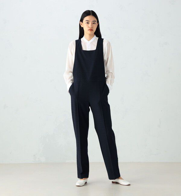 BACCA「シアサッカー カバードサロペット」|ワンピース|