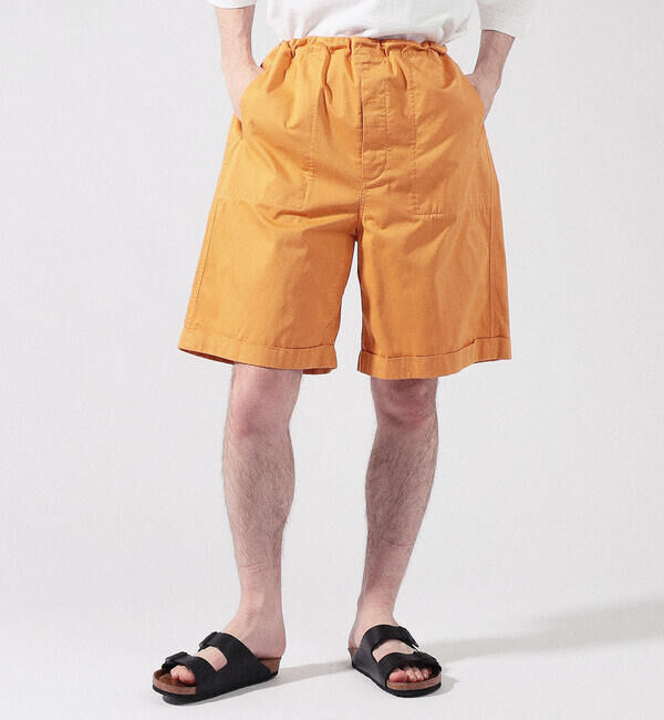 BLUE WORK「ブロークンツイル ワイドイージーショートパンツ」|その他|