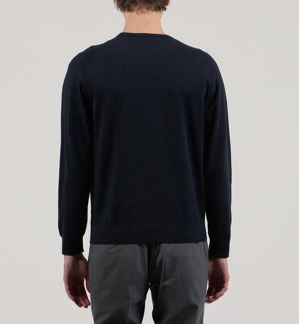 TOMORROWLAND MENS「スビンコットン クルーネックプルオーバー」|ニット・セーター|