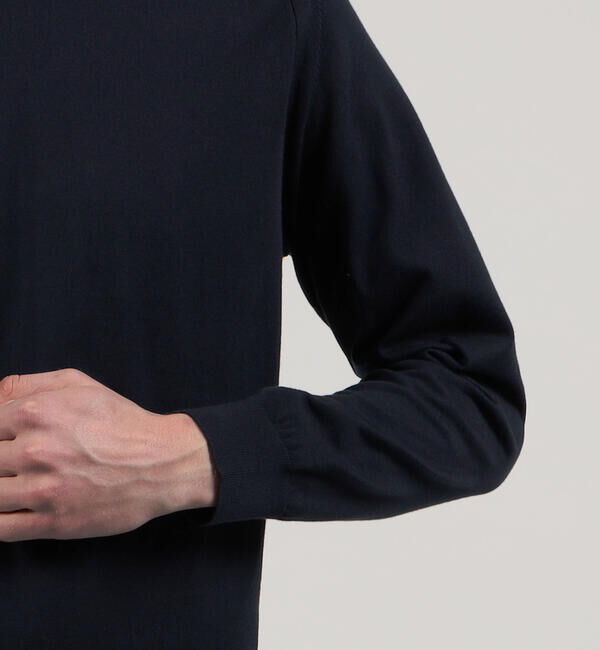 TOMORROWLAND MENS「スビンコットン クルーネックプルオーバー」|ニット・セーター|