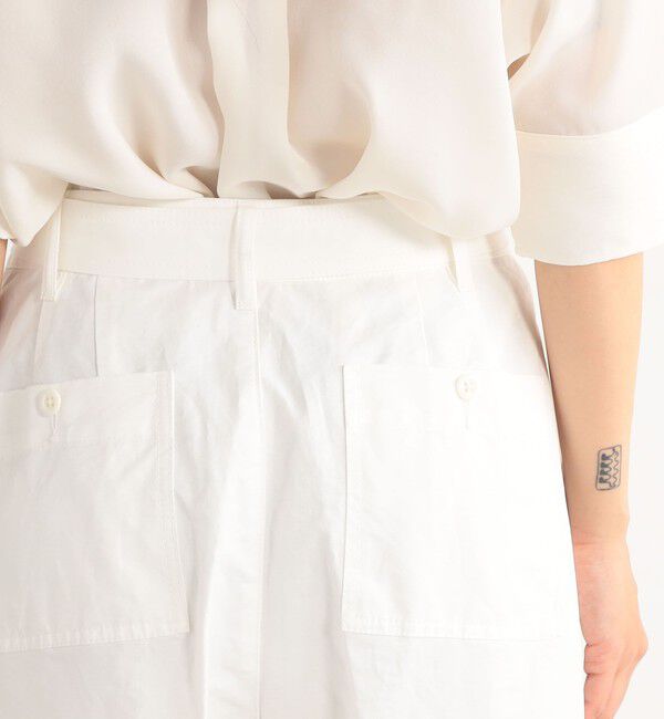 Edition「コットンナイロン ツイルカーゴハーフパンツ」|チノ|