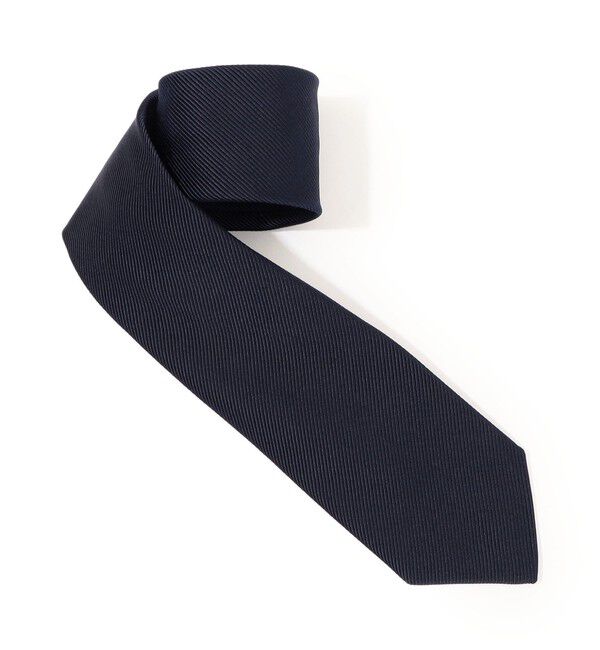 TOMORROWLAND GOODS「TOMORROWLAND シルク ソリッドネクタイ」|ネクタイ・蝶ネクタイ|69 ネイビー