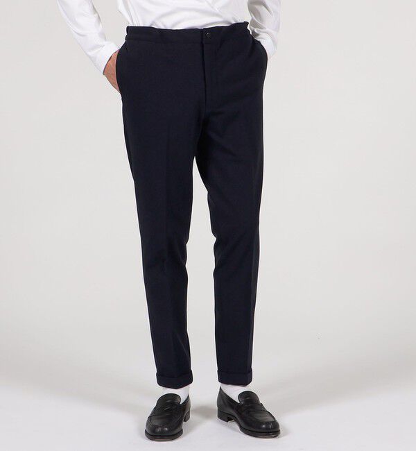 TOMORROWLAND MENS「2wayストレッチミラノリブ イージースラックス」|スラックス|