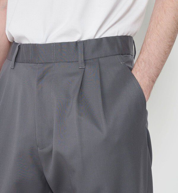 GALERIE VIE「 ウォッシャブルギャバジン タックパンツ」|その他|