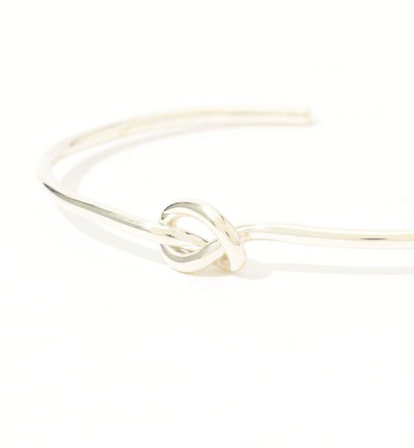TOMORROWLAND GOODS「Nina&Jules Notted Narrow シルバーバングル」|ブレスレット・バングル|