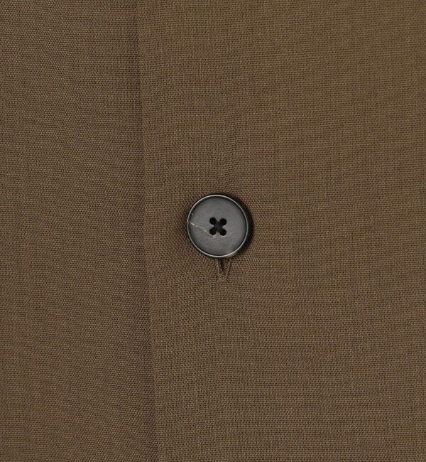 TOMORROWLAND MENS「ポリエステルウールポプリン オープンカラーシャツ」|シャツ・ブラウス|