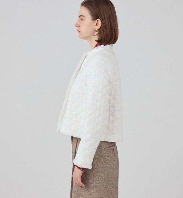 Ballsey「Bella シングルクルージャケット」|ノーカラージャケット|