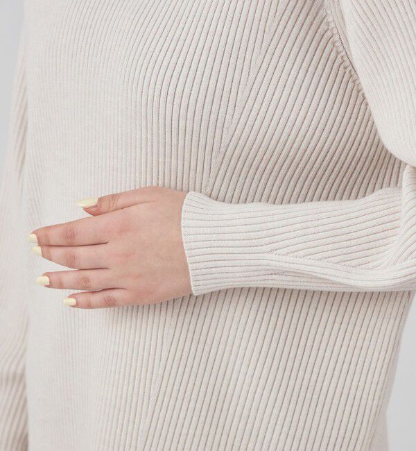 Ballsey「ウールポリエステルストレッチリブ ハイネックプルオーバー」|ニット・セーター|