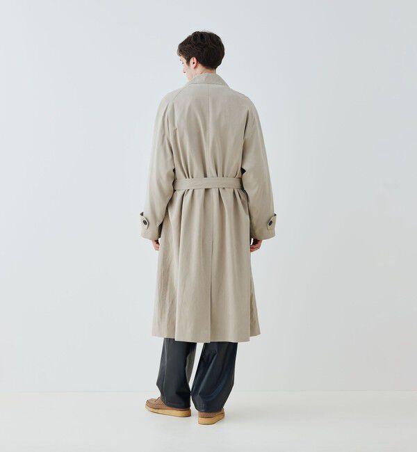 GALERIE VIE「ピーチクロス バルカラーコート」|ステンカラーコート|