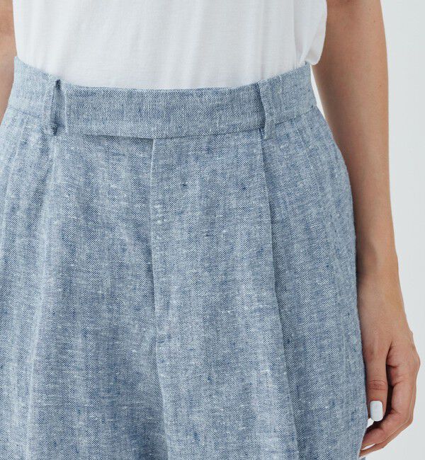 GALERIE VIE「ブラッシュドリネン ツータックパンツ」|その他|
