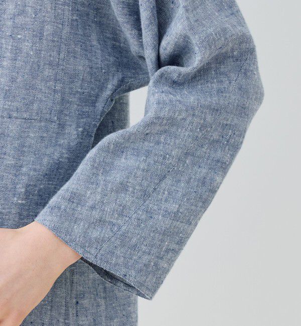 GALERIE VIE「ブラッシュドリネン プルオーバーシャツ」|シャツ・ブラウス|