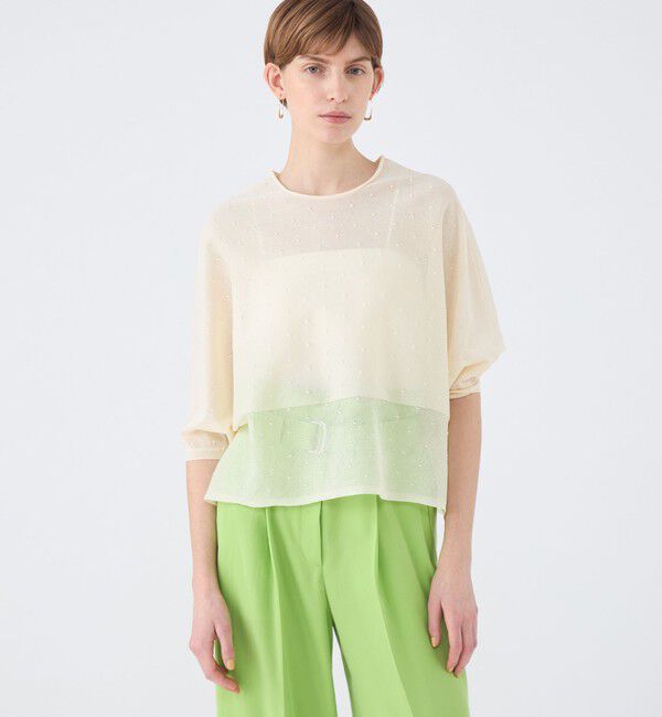 Ballsey「シアードット ワイドプルオーバー」|ニット・セーター|