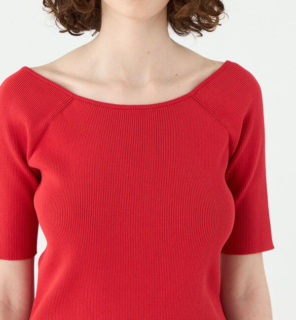 Ballsey「ポリエステルコットンリブ 2-wayプルオーバー」|ニット・セーター|