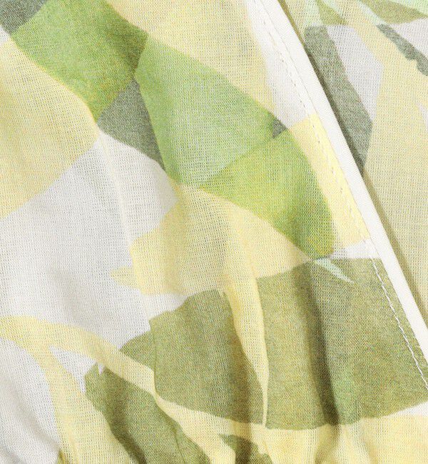 Ballsey「スタックリーフプリント カシュクールライクワンピース」|ワンピース|