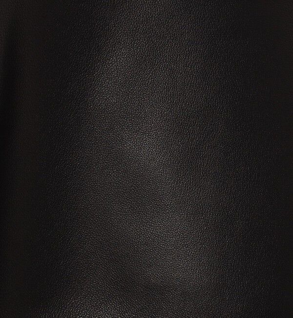 BACCA「シープスキン ペプラムベスト」|ベスト・ジレ|