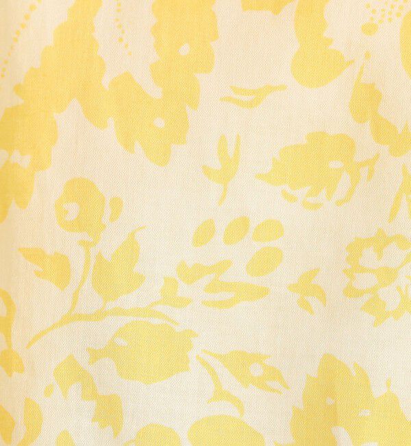 SOULEIADO「コットンローンプリント シャーリングチュニックブラウス」|シャツ・ブラウス|