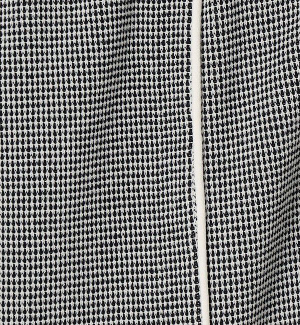 DES PRES「ストレッチダブルジャカード パイピングニットスカート」|タイト|