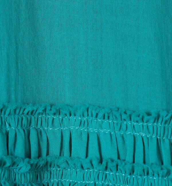 GALERIE VIE「【WEB先行予約】インドコットン アシンメトリーヘムワンピース」|ワンピース|