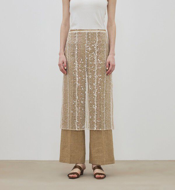 DES PRES「LUMINOUS FOLLIES スパンコールスカート」|スカート|