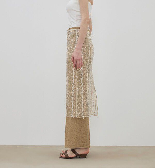 DES PRES「LUMINOUS FOLLIES スパンコールスカート」|スカート|