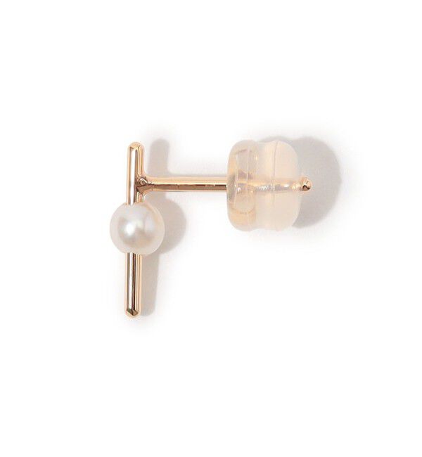 TOMORROWLAND GOODS「Hirotaka Akoya Pearl Bar 片耳ピアス」|ピアス|92 ゴールド系